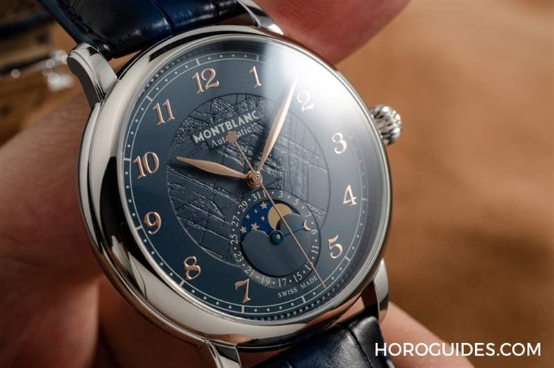 MONTBLANC - 冰川紋藍面，暮色下的白朗峰頂印象｜Montblanc明星傳承系列限量新作