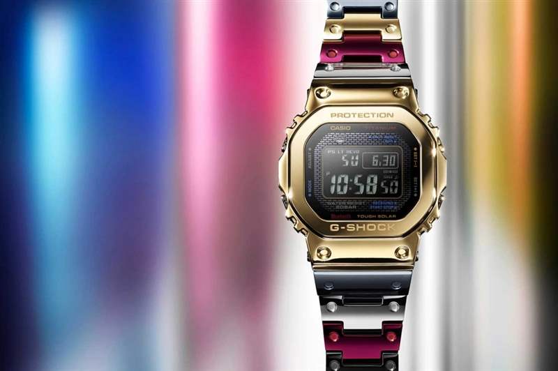 Casio全新G-Shock GMW-B5000TR-9登場(chǎng)|混色鈦合金鏈帶極搶鏡-復(fù)刻表