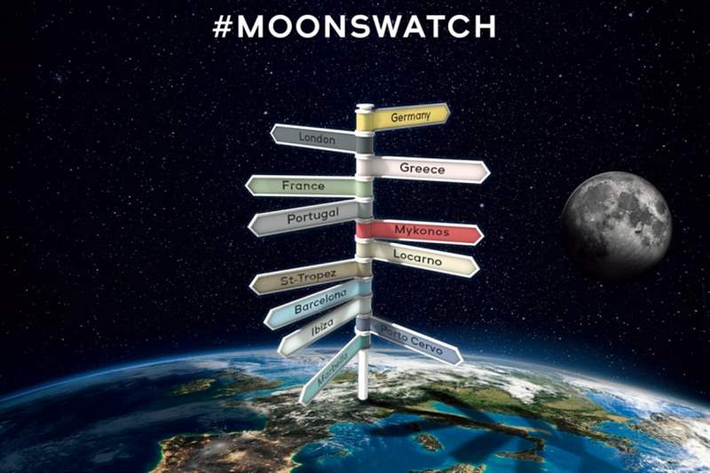 11顆移動(dòng)的行星！ Swatch MoonSwatch的歐洲夏季巡演
