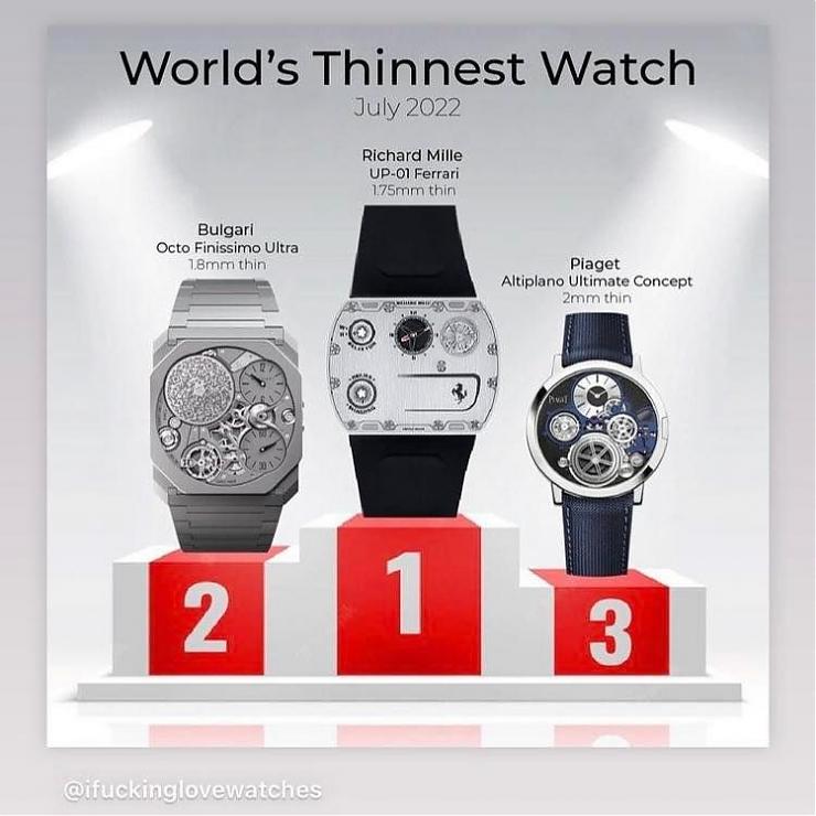 RICHARD MILLE - 世界最薄腕表！ RICHARD MILLE RM UP-01 Ferrari的三項(xiàng)超薄特點(diǎn)