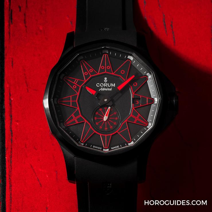 CORUM - 黑潮涌現(xiàn)，五色齊發(fā)｜Corum Admiral 42 Automatic Full Black