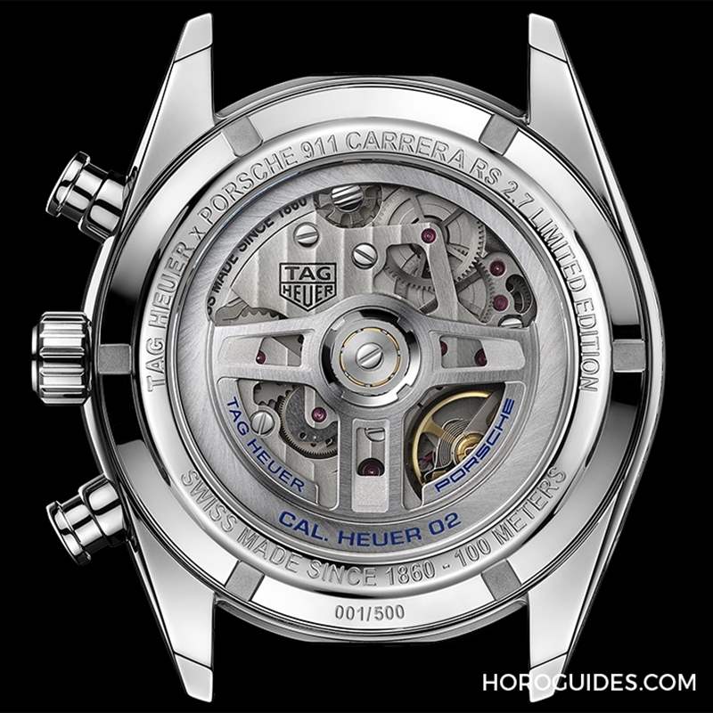 TAG HEUER - 最速德國量產(chǎn)車問世50年，TAG Heuer推出Porsche 911 Carrera RS 2.7限量腕表傳神演繹