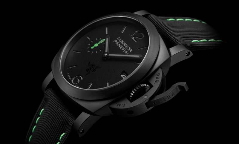 電競美學(xué)加身，雷蛇螢光綠在發(fā)光｜Panerai Luminor Quaranta Razer特別版