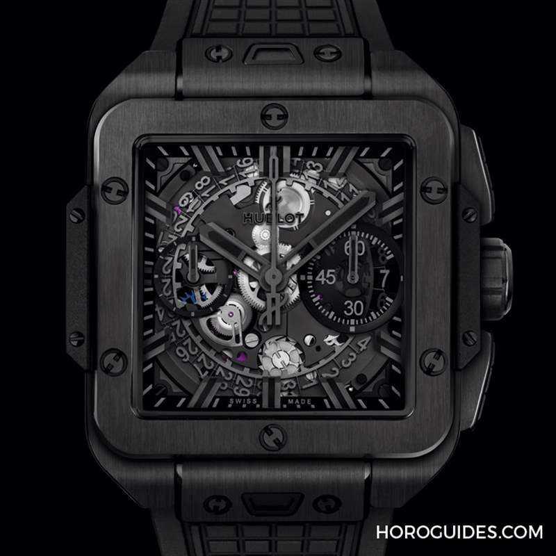 HUBLOT - 高階運動方表這樣搭，怎一個瀟灑了得｜Hublot Square Bang Unico計時碼表