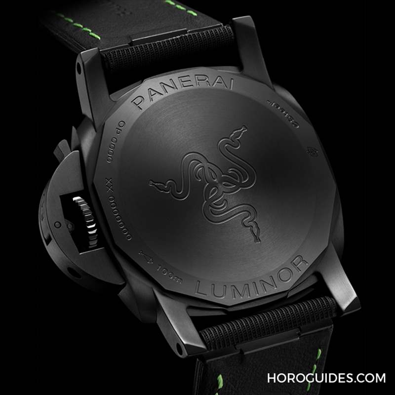 OFFICINE PANERAI - 電競美學(xué)加身，雷蛇螢光綠在發(fā)光｜Panerai Luminor Quaranta Razer特別版