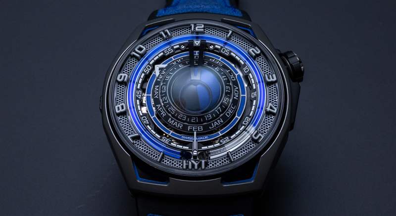 動手實踐:HYT Moonrunner Supernova 藍(lán)色手表-復(fù)刻表