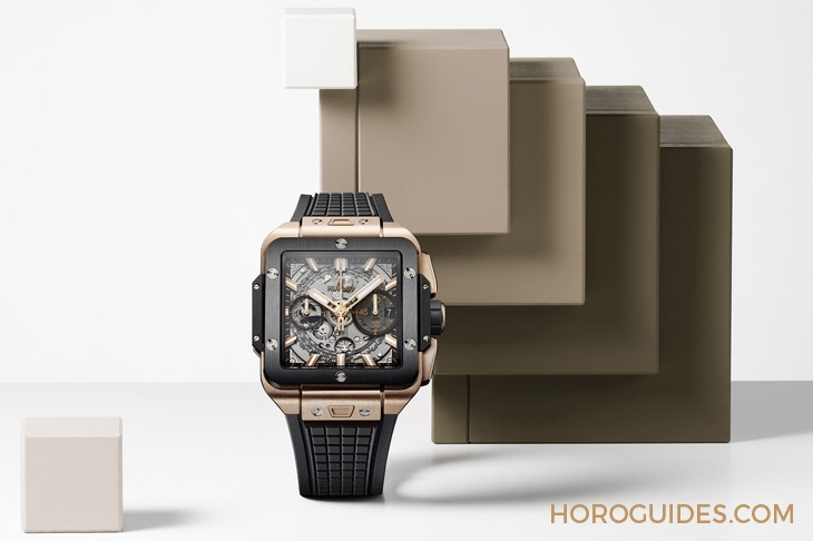 HUBLOT - 高階運動方表這樣搭，怎一個瀟灑了得｜Hublot Square Bang Unico計時碼表