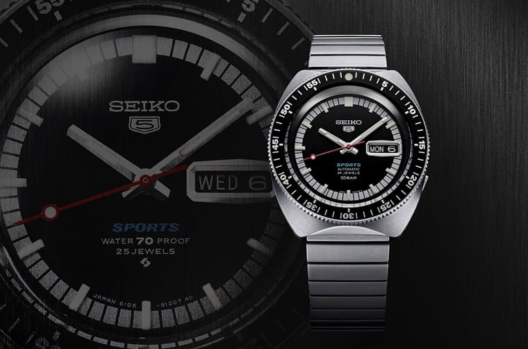 SEIKO精工5號(hào)問世55周年5 Sports復(fù)刻款和新款齊發(fā)-復(fù)刻表