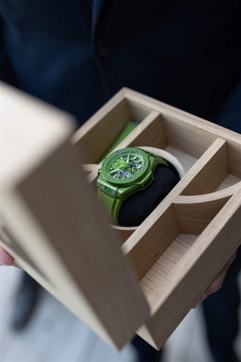 Big Bang Unico Nespresso Origin腕錶(圖片來源:Hublot) 咖啡渣制表|Hublot聯(lián)乘Nespresso環(huán)保合作廢物升級成高級腕表-復刻表