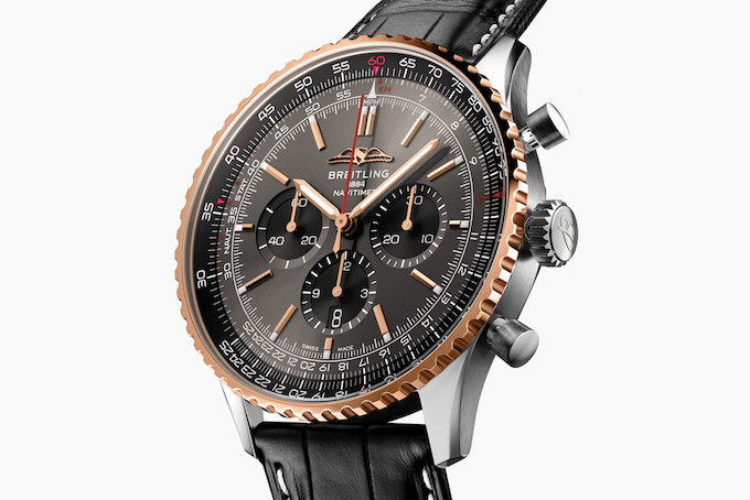 百年靈 Navitimer B01 計(jì)時(shí)碼表 46 美國獨(dú)家 灰色 1