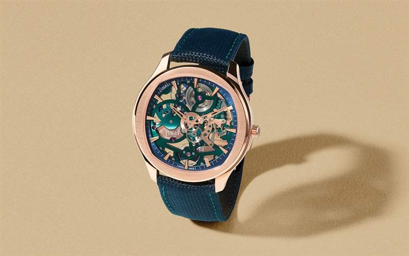Piaget推出Polo Skeleton Arty超薄鏤空腕表:彩色機(jī)芯-復(fù)刻表