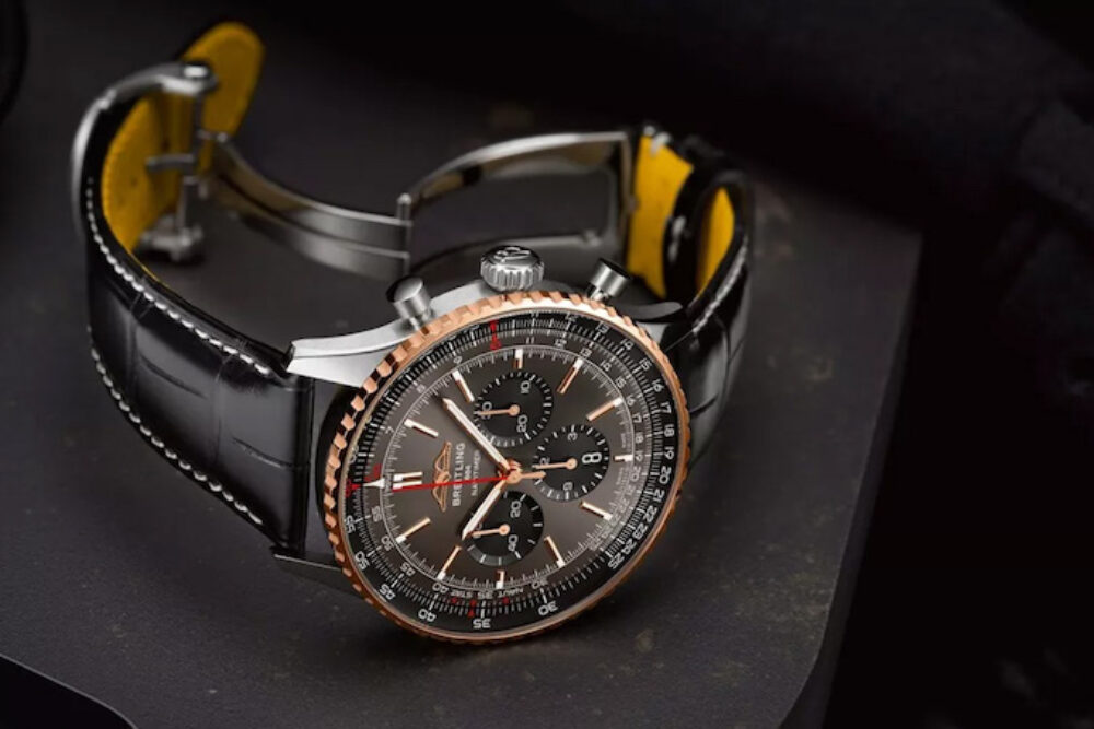 百年靈 Navitimer B01 計(jì)時(shí)碼表 46 美國獨(dú)家 灰色 3