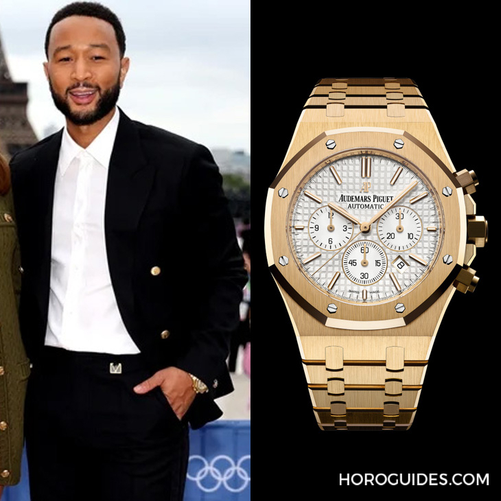 AUDEMARS PIGUET - ROYAL OAK - 15407ST. OO.1220ST.02 - 直擊 ！ 名人現(xiàn)身2024巴黎奧運(yùn)戴什么表